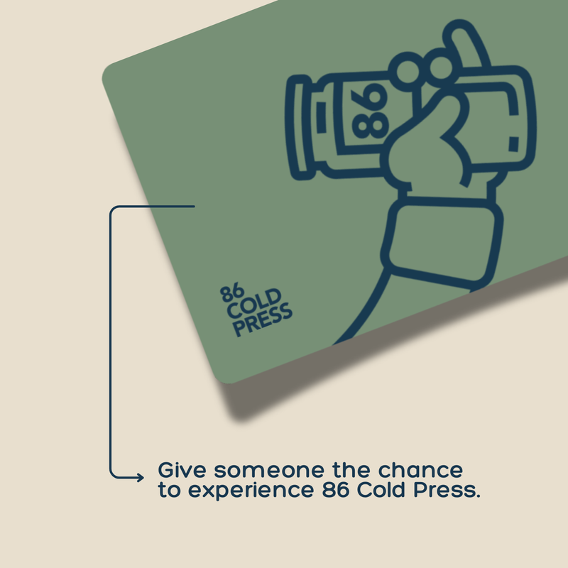 Load image into Gallery viewer, The 86 Cold Press Gift Card
